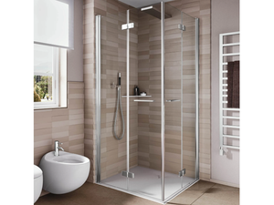 LIGHT AS + AS - Shower cabin with folding door - Door by RELAX