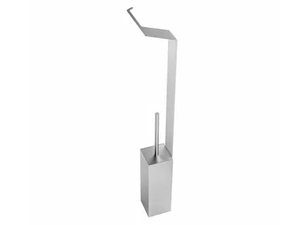 OBLIQUE PRS - Steel toilet roll holder / toilet brush - Sanitary accessories by RELAX