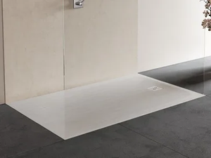 RASO - Rectangular Solid Surface shower tray - Shower tray by RELAX