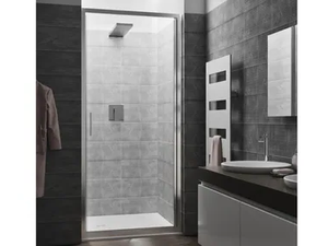 SMART B1 - Niche crystal shower cabin with hinged door - Door by RELAX