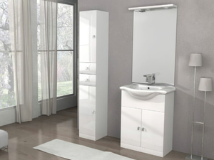 CLARA - Vanity unit with mirror - Washbasin cabinet by Remail by G.D.L.