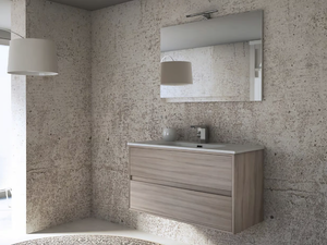 LAURA - Wall-mounted vanity unit - Washbasin cabinet by Remail by G.D.L.