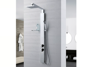 Shower panel with waterfall - Wall-mounted shower panel - Shower panel by Remail by G.D.L.