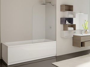 ZANZIBAR - Tempered glass bathtub wall panel - Paneling by Remail by G.D.L.