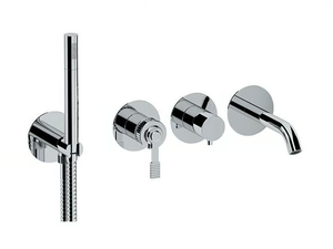 ATELIER - External bathtub mixer with hand shower - Tap by Remer Rubinetterie