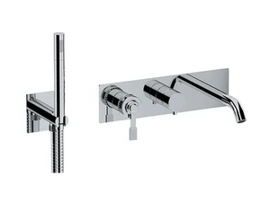 ATELIER - External single handle bathtub mixer with plate - Tap by Remer Rubinetterie
