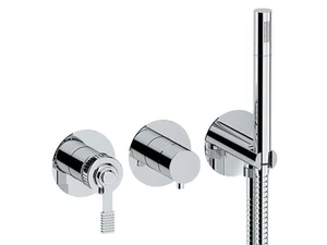 ATELIER - Recessed single handle bathtub mixer with hand shower - Tap by Remer Rubinetterie