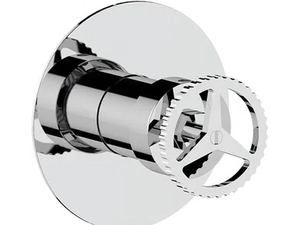 CHRONO - Single handle shower mixer with plate - Shower by Remer Rubinetterie