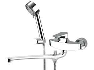 CLASS LINE - Wall-mounted bathtub mixer with hand shower - Tap by Remer Rubinetterie