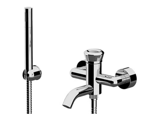 ELEMENT - External single handle bathtub mixer with hand shower - Tap by Remer Rubinetterie