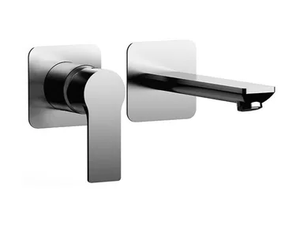 ENERGY - 2 hole wall-mounted chromed brass washbasin mixer - Tap by Remer Rubinetterie