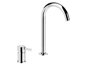 METRICA - 2 hole single handle washbasin mixer without waste - Tap by Remer Rubinetterie