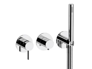 METRICA - Recessed wall-mounted bathtub set with hand shower - Tap by Remer Rubinetterie