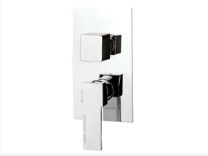 QUBIKA - Chrome-plated single handle shower mixer with diverter - Shower by Remer Rubinetterie