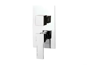 QUBIKA - Shower mixer with diverter with plate - Shower by Remer Rubinetterie