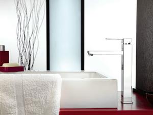QUBIKA - Washbasin mixer without waste - Tap by Remer Rubinetterie