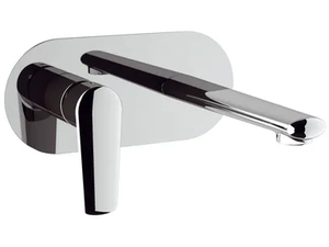 VANITY - Wall-mounted washbasin mixer with plate - Tap by Remer Rubinetterie