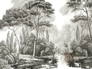 MISTRAL GRISAILLE - Landscape wallpaper - Wallpaper by Ressource