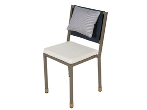 AIRE - Stackable aluminium garden chair - Chair by Rever
