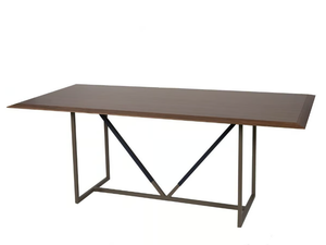 AIRE - Wooden and aluminium garden table - Table by Rever