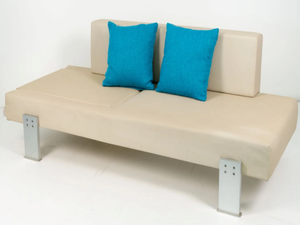 BEACH - Recliner leather sun lounger - Armchair by Rever