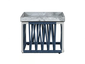 CANNES - Square laminate garden side table - Side table by Rever