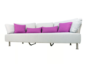 CLOUD - Fabric and steel garden sofa - Sofa by Rever