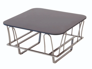 CLOUD - Low steel and HPL garden side table - Side table by Rever