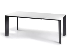 COMFORTABLE - Extending aluminium and HPL garden table - Table by Rever