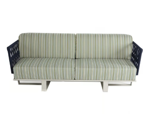 VIAREGGIO - Fabric and steel garden sofa - Sofa by Rever