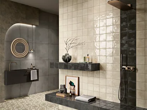 BLOCK GLOSSY - Glass ceramic 3D Wall Cladding - Paneling by Revigrés