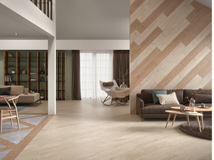 NORDIK - Indoor/outdoor wall/floor tiles with wood effect - Wall tile-stone-brick by Revigrés