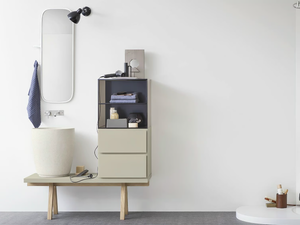 ESPERANTO - Single ecomalta vanity unit - Washbasin cabinet by Rexa