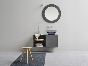 ESPERANTO - Wall-mounted vanity unit - Washbasin cabinet by Rexa