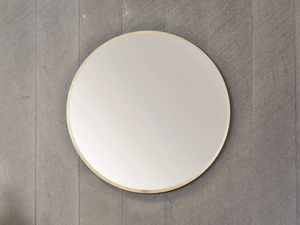 HALO - Round wall-mounted framed mirror - Accessories by Rexa