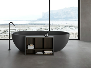 HOLE - Freestanding Shark oval bathtub - Bathtub by Rexa