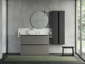 INTERLUDE 7 - Bathroom furniture set / vanity unit - Washbasin cabinet by Rexa