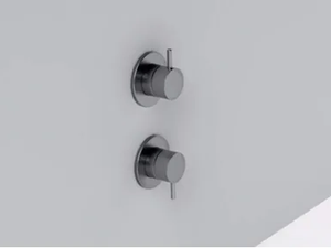 MAE - 2 hole stainless steel shower mixer with diverter - Shower by Rexa