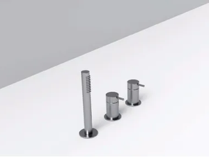 MAE - 3 hole stainless steel bathtub set with diverter - Bathtub by Rexa