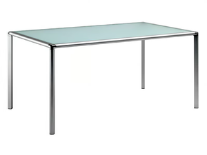 ENRICO X - Rectangular crystal table - Table by REXITE