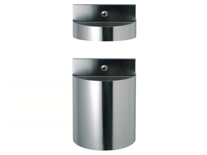 NOX WALL - Stainless steel office ashtray - Accessories by REXITE