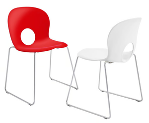 OLIVIA SLIM - Sled base polypropylene chair - Chair by REXITE
