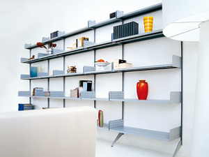 TRIESTE - Wall-mounted steel bookcase - Cabinet by REXITE