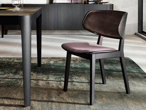 GISELE - Upholstered wooden chair - Chair by RIFLESSI