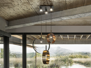 LED LOOP S3 - LED metal pendant lamp - Ceiling lamp by RIFLESSI