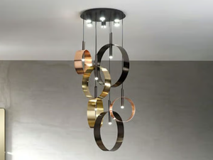 LED LOOP S6 - LED metal pendant lamp - Ceiling lamp by RIFLESSI