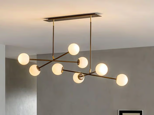 MERIDIAN S8 - Painted metal pendant lamp - Ceiling lamp by RIFLESSI