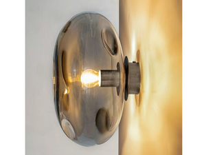 NUBOLA A - Blown glass wall light - Wall lamp by RIFLESSI