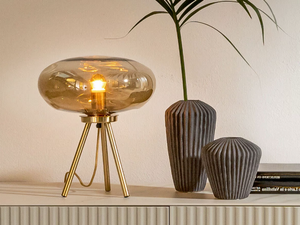 NUBOLA T - Blown glass table lamp - Table lamp by RIFLESSI