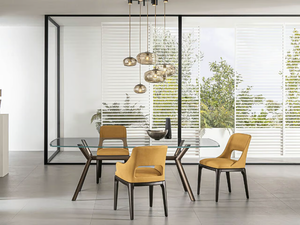 PARADISE - Barrel-shaped crystal table - Table by RIFLESSI